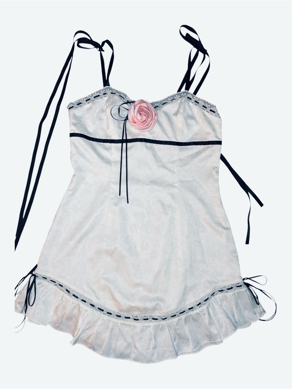 NEW For Love and Lemons Iniko mini dress white small - Picture 4 of 6